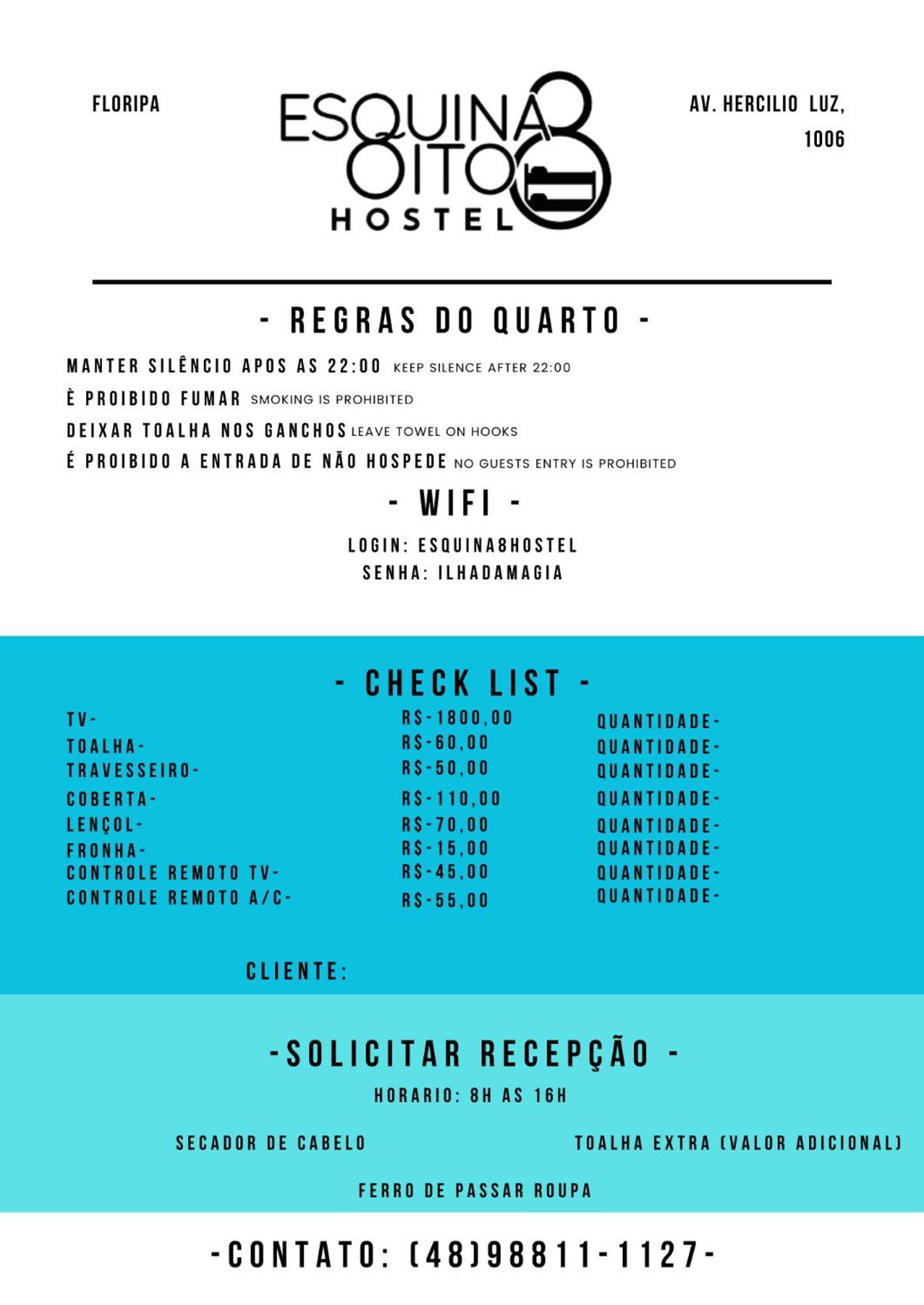 Esquina 8 Suites Confort & Hostel Florianópolis Extérieur photo